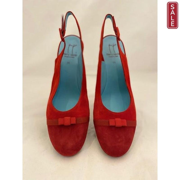 Thierry Rabotin - Madock Low Wedge Red Sling Back