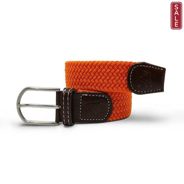 Swole Panda - Ladies Bright Orange Woven Recycled Belt