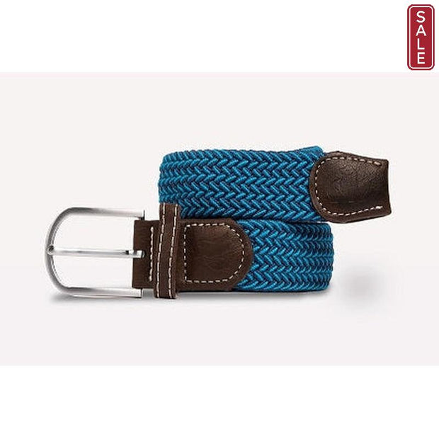 Swole Panda - Ladies Royal Blue Weave Woven Recycled Belt