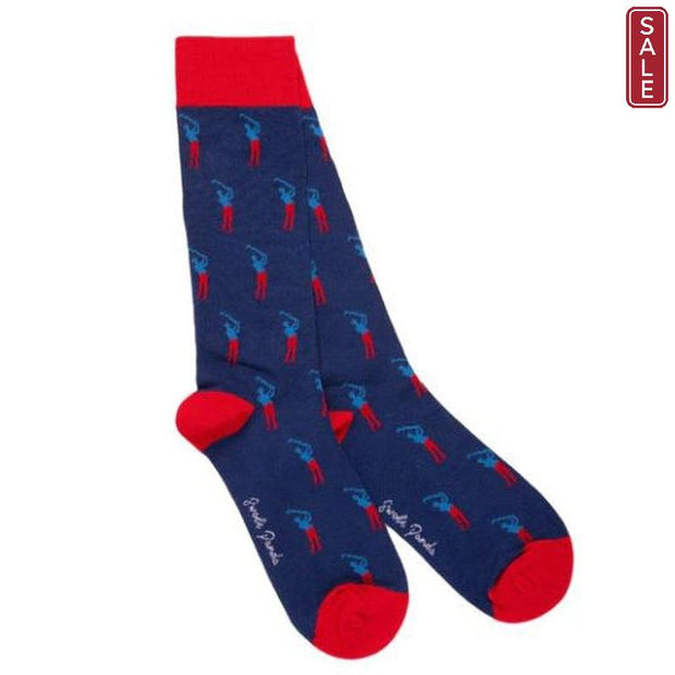 Swole Panda - Unisex Bamboo Socks - Golfer Design