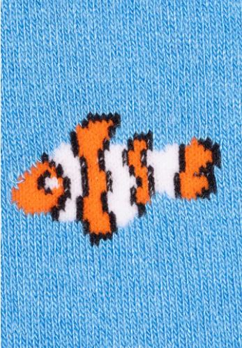 Swole Panda - Ladies Bamboo Socks - Clown Fish Design