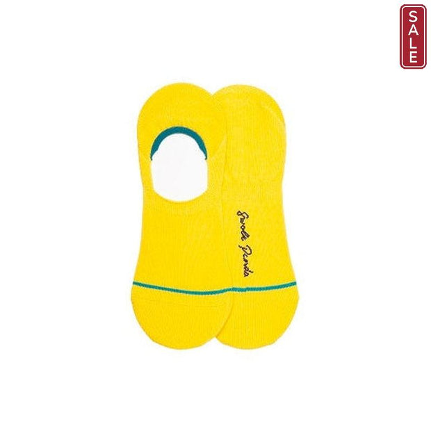 Swole Panda - Unisex Bamboo No Show Socks - Neon Yellow