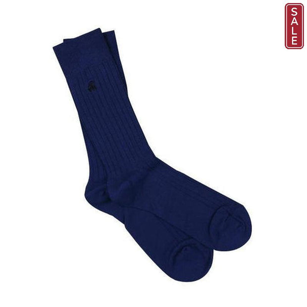 Swole Panda - Ladies Bamboo Socks - Plain Royal Blue