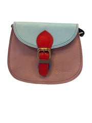 Soruka - Leather Small Saddle Shoulder/Cross Body Bag (047273L) (3 colours)