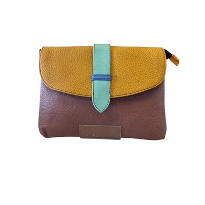 Soruka - Colourful Leather Shoulder/Crossbody Bag with Wrist Strap (047910L) (4 colours)