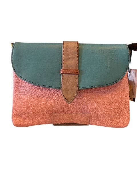 Soruka - Colourful Leather Shoulder/Crossbody Bag with Wrist Strap (047910L) (4 colours)