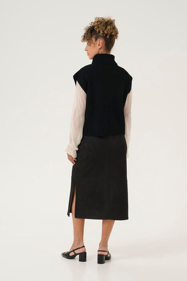 CREAM - CRGift Roll Neck Black Slipover with Diamante Detailing  (10614457)