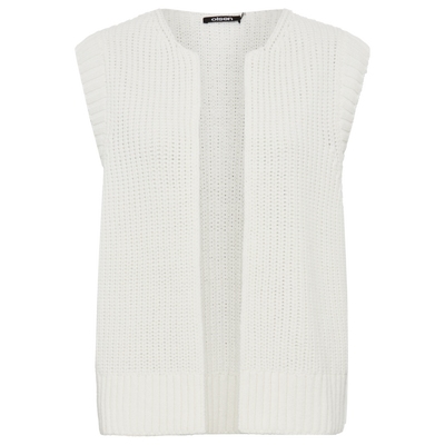 Olsen - Henny - Chunky Knit Waistcoat in Off White (11004628)