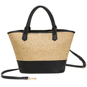 Every Other - Medium Sized Straw Grab Bag with Pouch (12047) (3 colours)