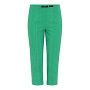 Robell – Marie 07 - Light Weight Cropped Trouser in Striped Seersucker (51576-54554) (2 colours)