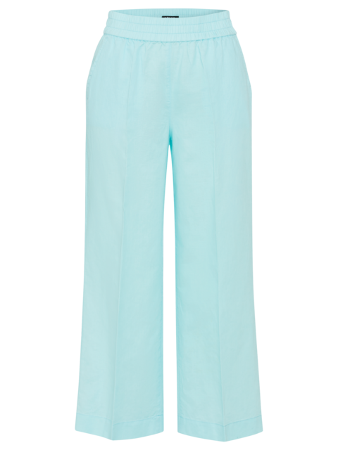 Olsen - Cotton & Linen box shape jacket in Aqua Mint (11201648)