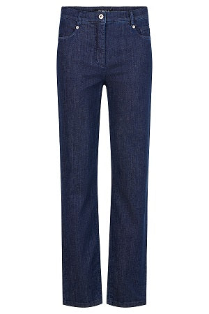 Robell – Romy - Full Length Dark Denim Modern Relaxed Fit Jeans (53582-5459)