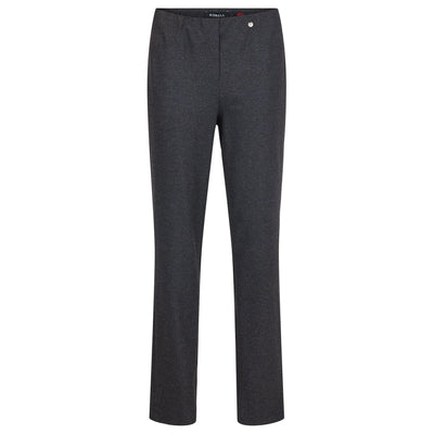 Robell – Bella  - Full Length Soft Winter Trousers in Grey (52564-5426)