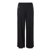 NOEN - Wide Leg Trousers in Black with Elasticated Waist (81448-9480)