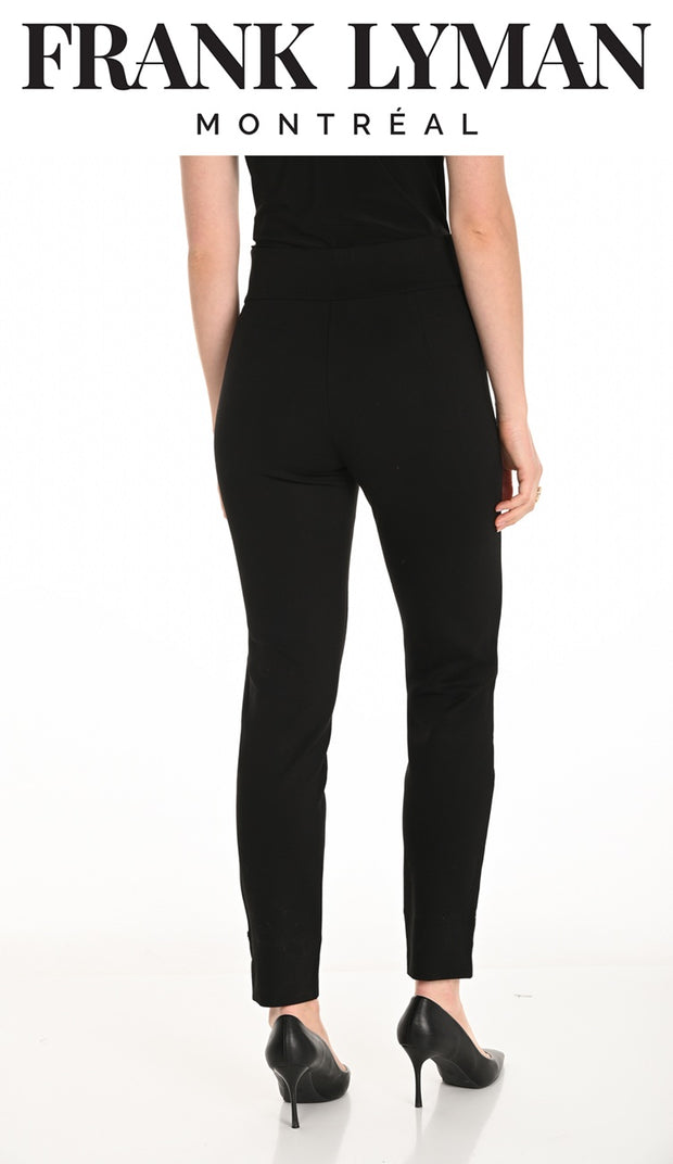 Frank Lyman - Black Evening Wear Cropped Trousers with Elasticated Waistband