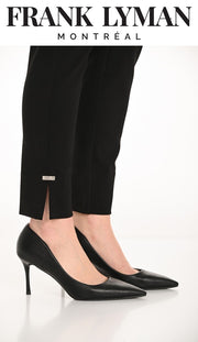 Frank Lyman - Black Evening Wear Cropped Trousers with Elasticated Waistband