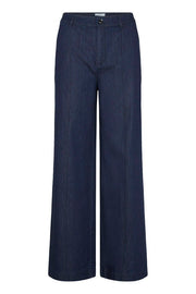 Part Two - SaranaPW - Loose Fit Wide Leg Jean in Dark Blue (30309971)