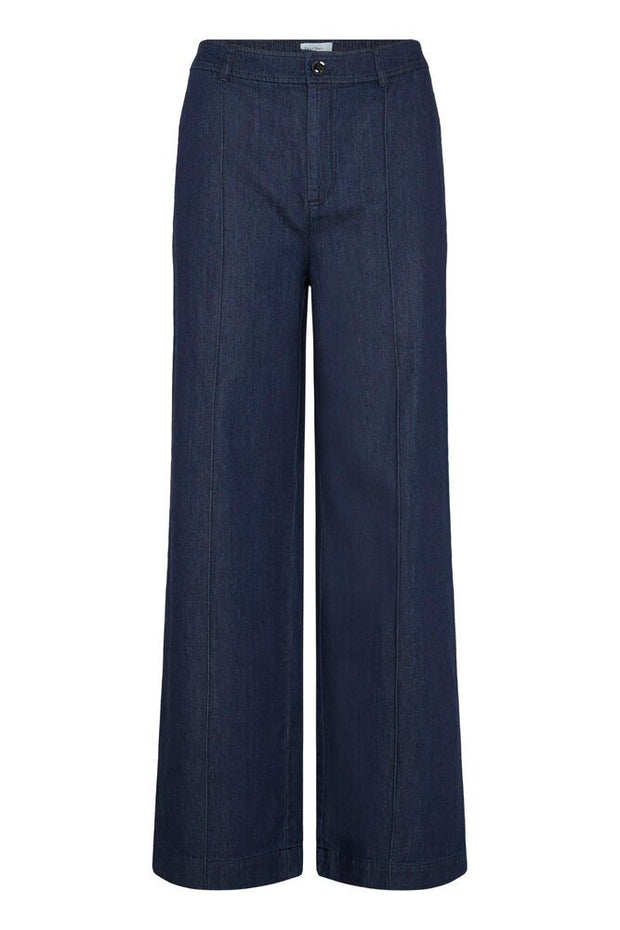 Part Two - SaranaPW - Loose Fit Wide Leg Jean in Dark Blue (30309971)