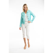 Orientique - Essentials - Short Cotton/Linen Mix Jacket (62617)