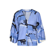 InWear - NaomiIW - Cropped Sleeve V Neck Blouse (2 colours)