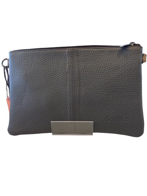 Soruka - Nikki - Print & Green Leather Crossbody Bag Mixed Colours (81046)