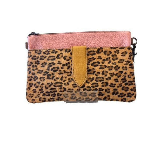 Soruka - Nikki - Print & Pink Leather Crossbody Bag Mixed Colours (81046)