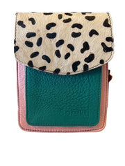 Soruka - AIKO -  Leather and Print Crossbody Bag (81062) (3 colours)