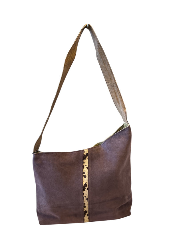 Soruka - Noelia - Two Tone Soft Suede Shoulder Bag (81081)