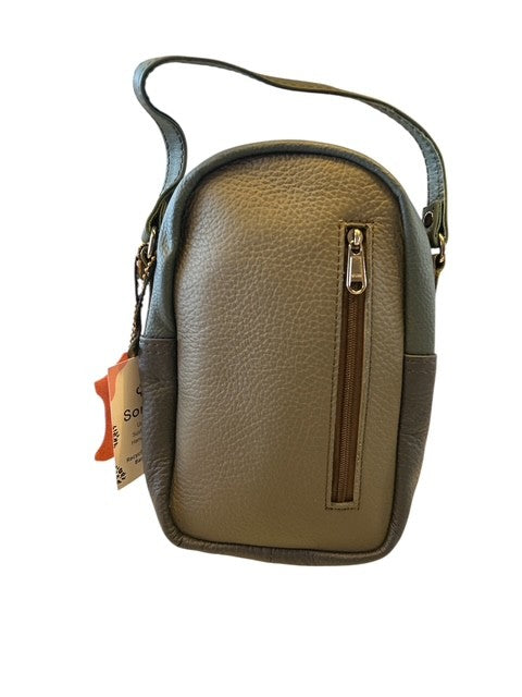 Soruka - Ruth - Small Multi Compartment Leather Crossbody Bag (81124) (4 colours)