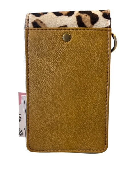 Soruka - GIA - Phone Bags In Orange or Yellow Leather with Print Flap (83021) (2 colours)