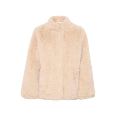 Cream - CRFrimia Faux Fur Jacket in Ancient Scroll (10614013)
