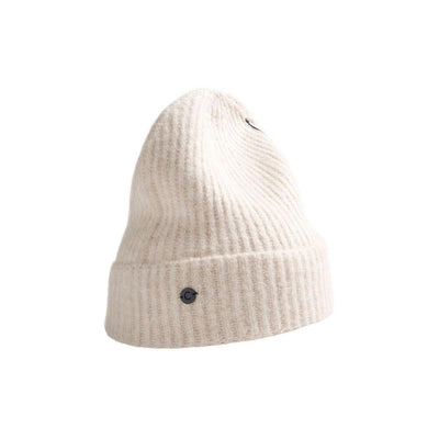 Cream - CRTaya Knitted  Beanie Hat in Ancient Scroll (10614037)