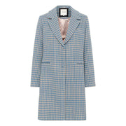 Cream - CRWestie - Long Coat in Blue Heaven Jacquard (10614020)