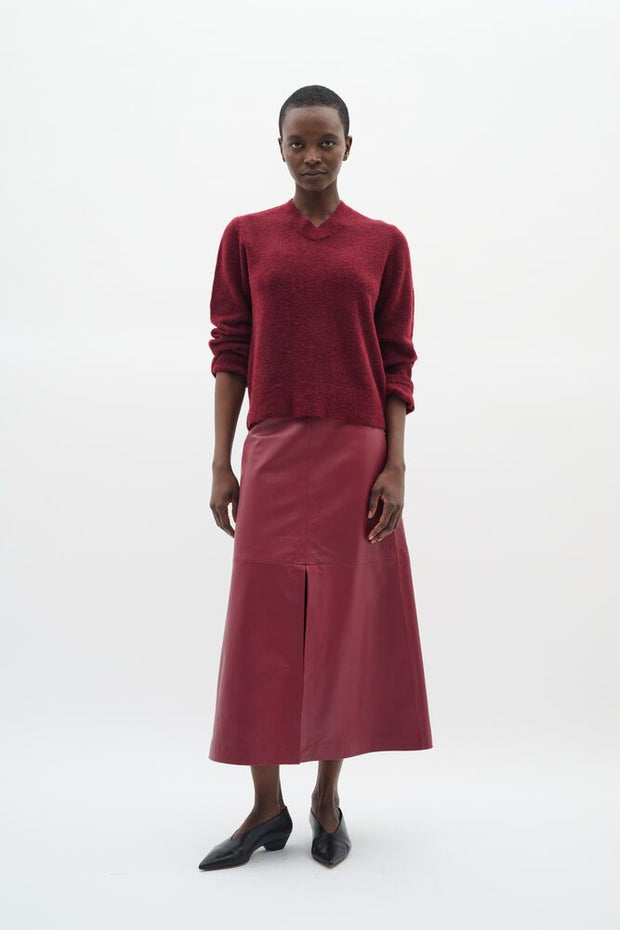 InWear - GuniIW - High V Neck Long Sleeve Jumper (30111022) 2 colours