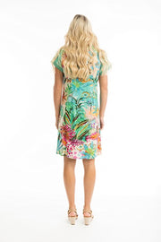 Orientique - Hanalei - Cotton Patch Dress in A bright Floral Print (91000)