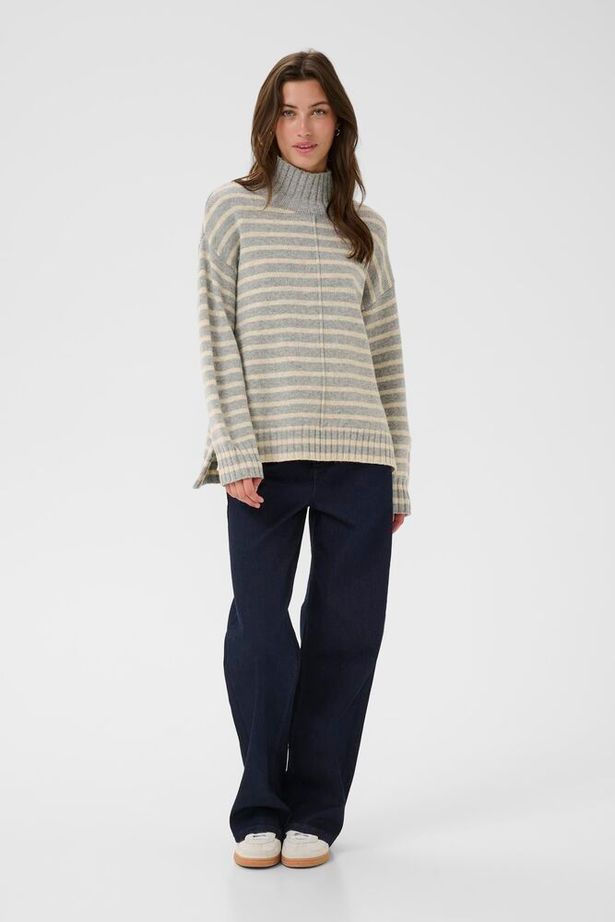 Part Two - LilyePW Wool Mix Chunky Crew Neck Jumper (303010116)
