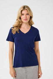 CREAM - Naia Short Sleeve V Neck Tee Shirt (5 colours) (10604508)