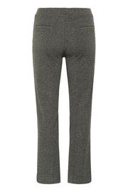 Part Two - PontasPW Easy Fit Straight Leg Trouser in Salt & Pepper Black