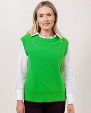 SEE SAW - Round Neck Angora Mix Slipover (2 colours) Style SS227