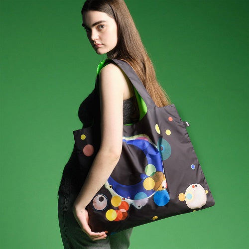 LOQI - Several Circles Print Recycled Bag