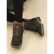 Lunar Shoes - Millie -Olive Waterproof Ankle Boot (GLB123 OL)
