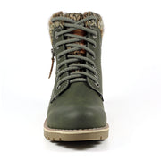 Lunar Shoes - Millie -Olive Waterproof Ankle Boot (GLB123 OL)