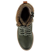Lunar Shoes - Millie -Olive Waterproof Ankle Boot (GLB123 OL)
