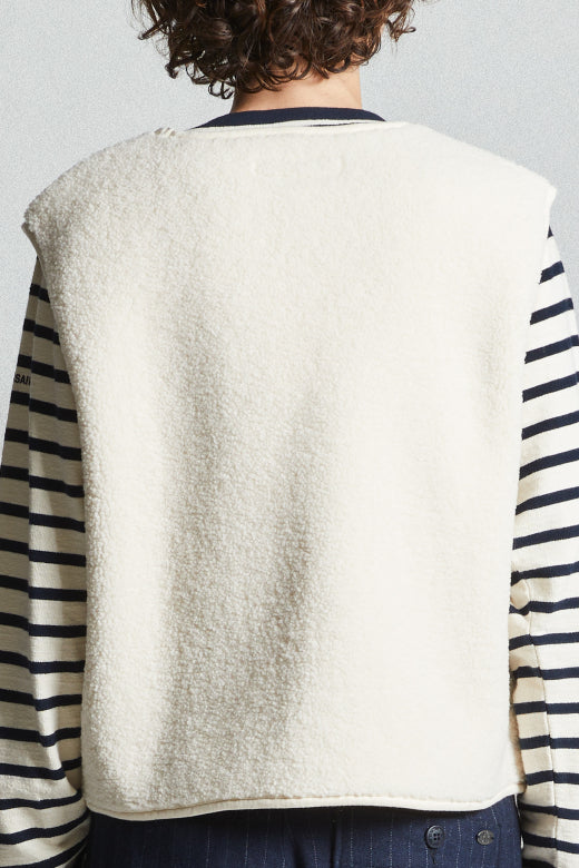 Mat De Misaine - Goelette - Button Through Box Fit Gilet (2 colours)