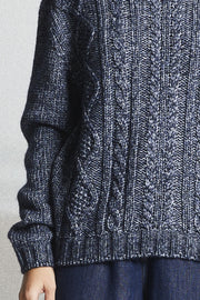 Mat De Misaine - Tynda - Chunky Crew Neck Soft Cable Knit Jumper