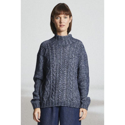 Mat De Misaine - Tynda - Chunky Crew Neck Soft Cable Knit Jumper